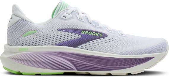 BROOKS Ghost 18 WHITE/PURPLE HEBE/GREEN