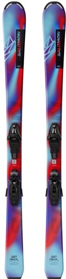L QST Jr S + C5 GW J75 P PASTEL NEON BLUE 3/POPPY RED/BLACK 