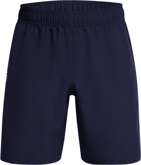 UA TECH WOVEN WORDMARK SHORT MIDNIGHT NAVY 